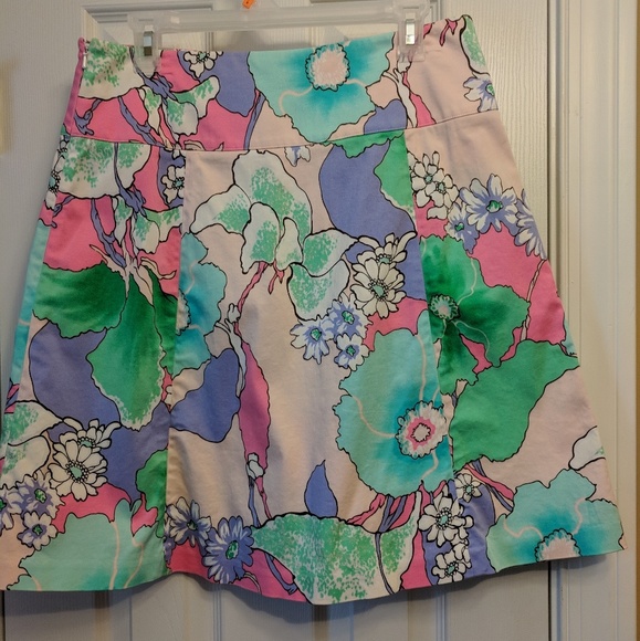 NWOT - TIBI FLORAL CORSET STYLE SKIRT SIZE 8. - Picture 3 of 8